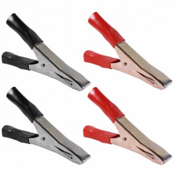 Pince alligator isolée - 4 po - Paquet de 4