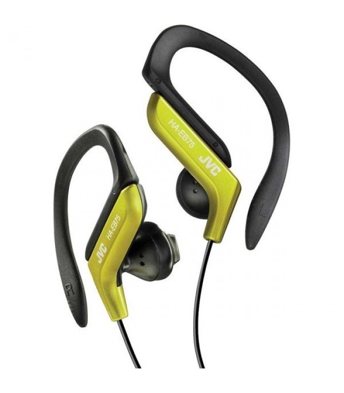 JVC Sports Clip Headphone, Yellow