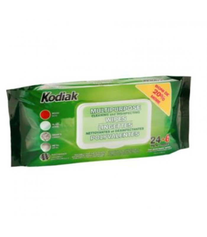 Kodiak Lingettes Nettoyantes polyvalentes - Paquet de 30