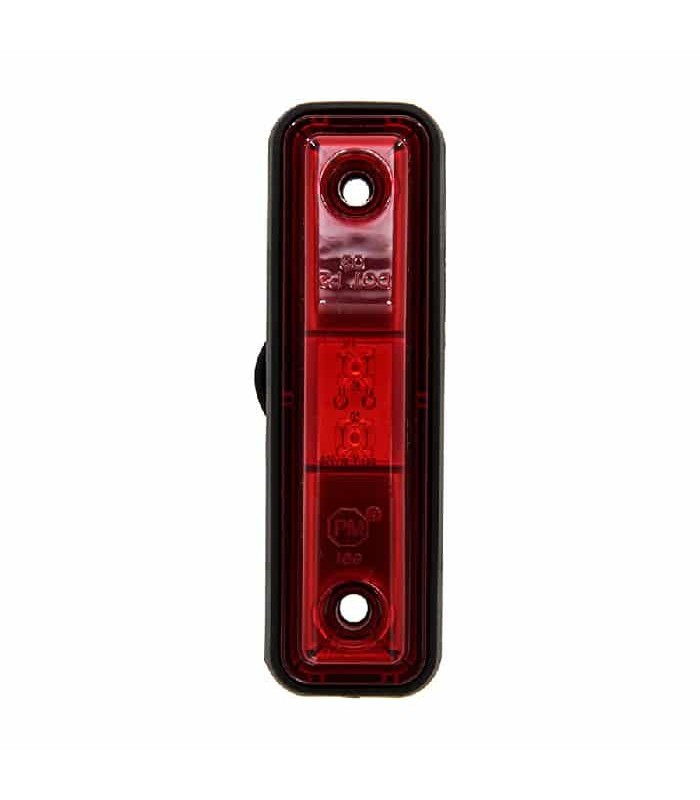 LED Clearance Side Marker Light - 9-16 V - Red - 3 in