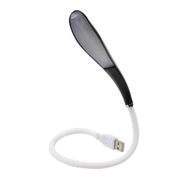 LED Reading Light with Flexible Neck and USB Port