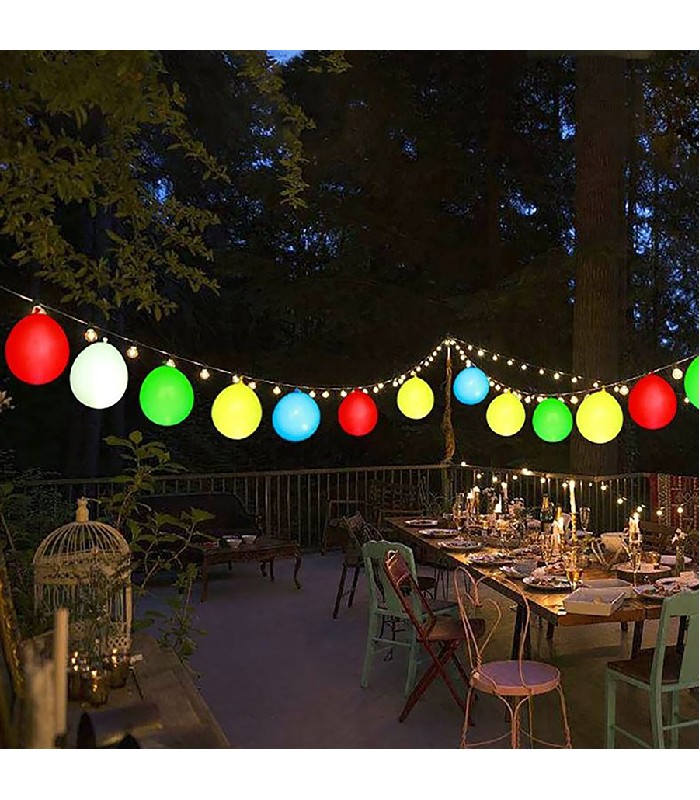 Guirlande lumineuse DEL - Ballons