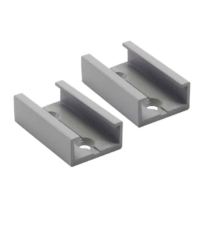 LED Strip Aluminum Rail Junction - Grey - Pack of 2