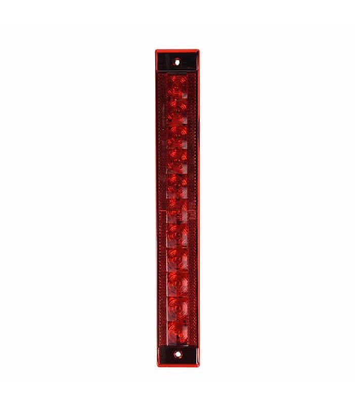 Barre d'identification DEL pour remorque - 16 po x 2 po - Rouge