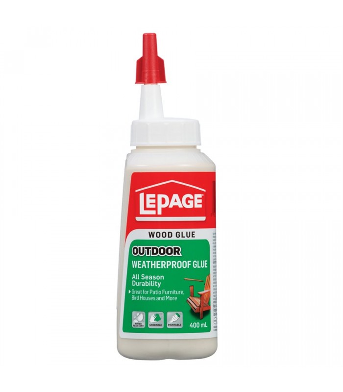 Colle à bois résistante aux intempéries LePage 400ml