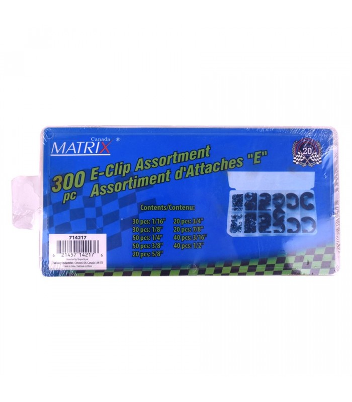 Matrix Canada Assortiment de 300 clips E-Clip