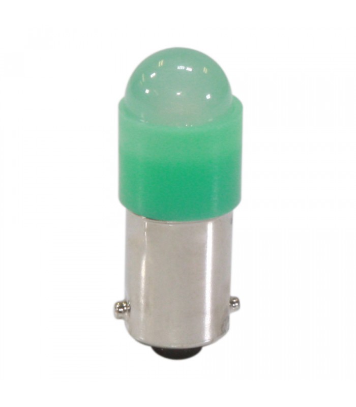 NHD Ampoule DEL baïonnette - 12 V - BA9S - Vert