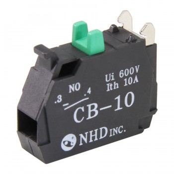 NHD Bloc de contact pour interrupteurs - NO - 600 V - 10 A