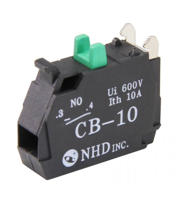 NHD Bloc de contact pour interrupteurs - NO - 600 V - 10 A