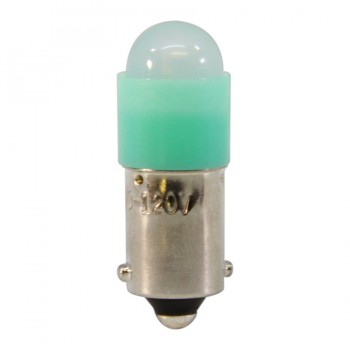 NHD  LED Bulb 100-120 Vac - BA9s - Green