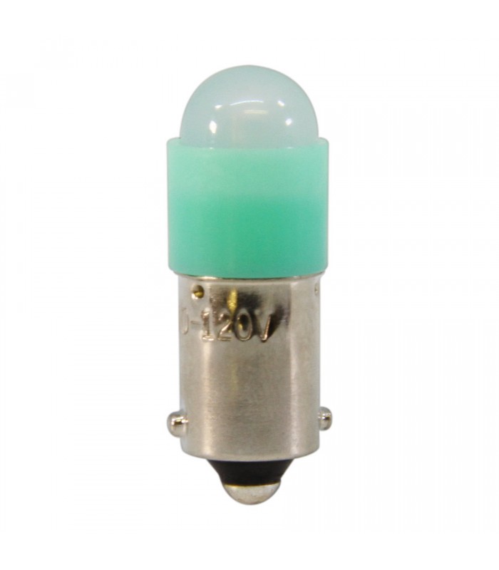 NHD  LED Bulb 100-120 Vac - BA9s - Green