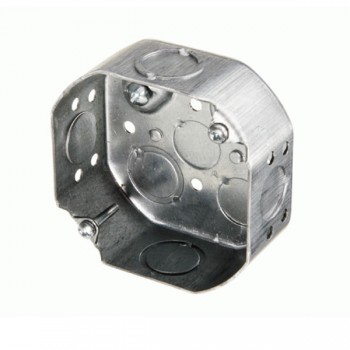 Boîtier électrique octogonale - 4 X 4 X 1-1/2 po.