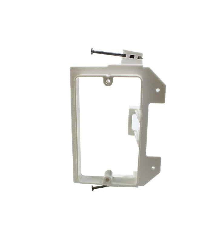 Omage Support with Hook for Wall Plate - White