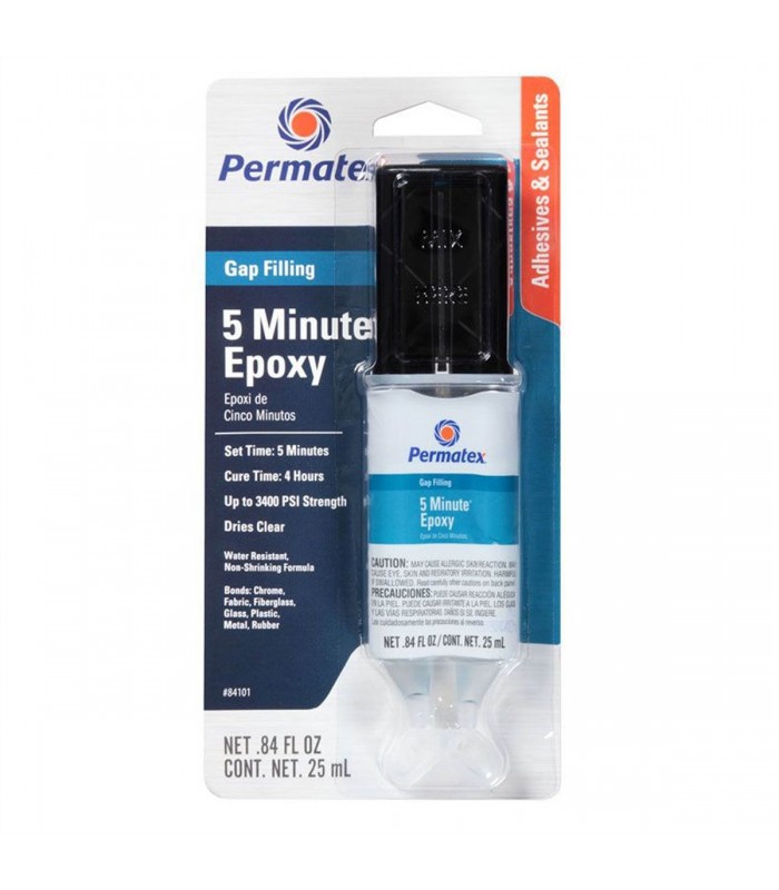 Permatex Epoxy clair à usage général 5 minutes 25 ml