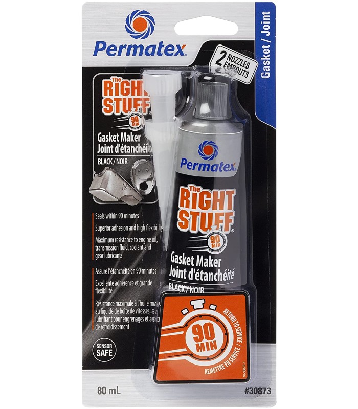 Permatex The Right Stuff 90 Minute Gasket Maker, Tube, Black