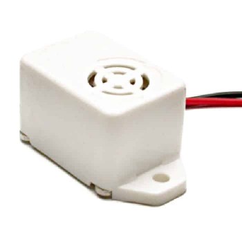 Piezo Buzzer - 6 to 12 Vdc - White
