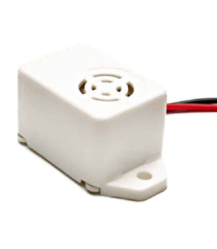 Vibreur piezo - 6 à 12 Vdc - Blanc