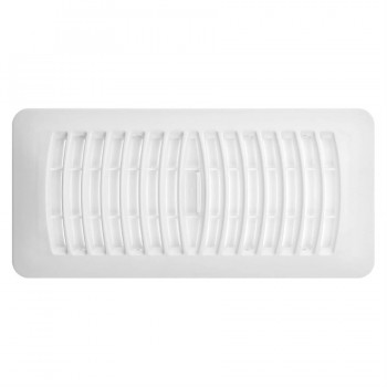 Plastic Floor Register 4in x 10in White