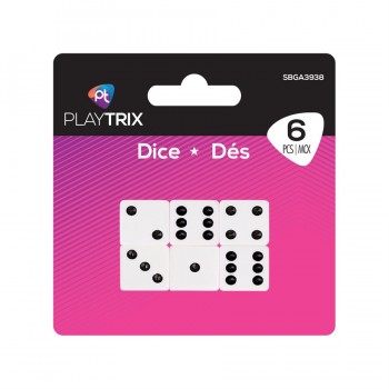 Playtrix Pack of 6 Dice