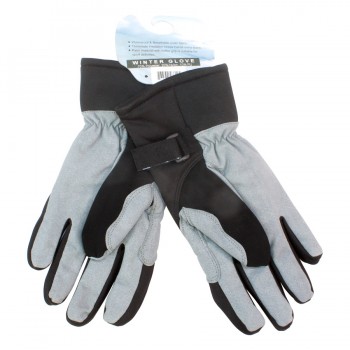 Gants en polyester et nylon - Gris - Grand