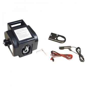 Treuil Electrique Portable 12V Pour Bateau 2000 Lbs