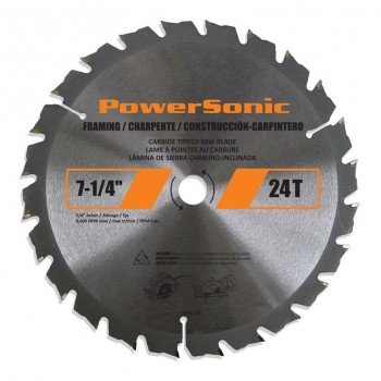 PowerSonic 7-1/4 in x 24T Framing Saw Blade