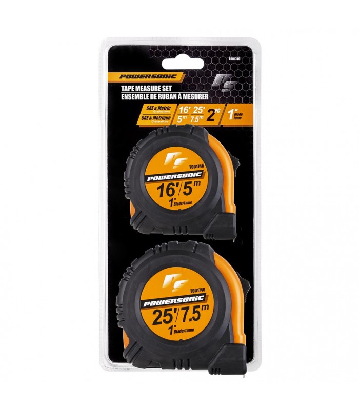 PowerSonic Tape Measure Set - Pack of 2