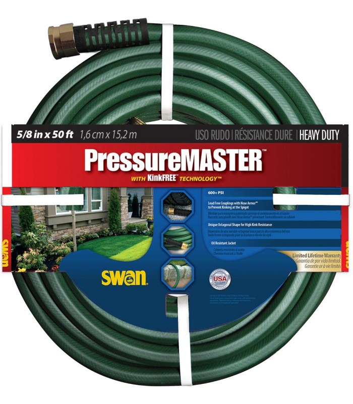 PressureMASTER Boyau d'arrosage sans pli - 5/8 po x 50 pi