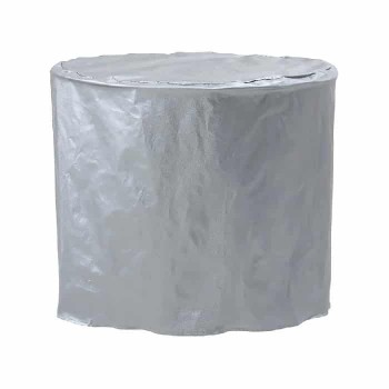 Housse de protection en vinyle pour climatiseur - 34" x 30" - Gris