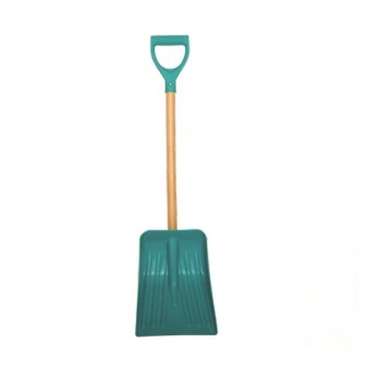 ProYard Car Snow Shovel 10in Poly With 24in Ashwood D-Grip Teal