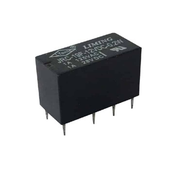 PureVolt Relais 12 V CC pour circuit imprimé - 8 pins - D.P.D.T. - 1 A