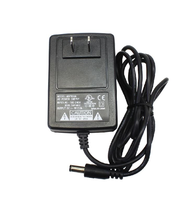 PureVolt 9 V DC Adapter - 2.2 A - Center Positive - 2.1 mm