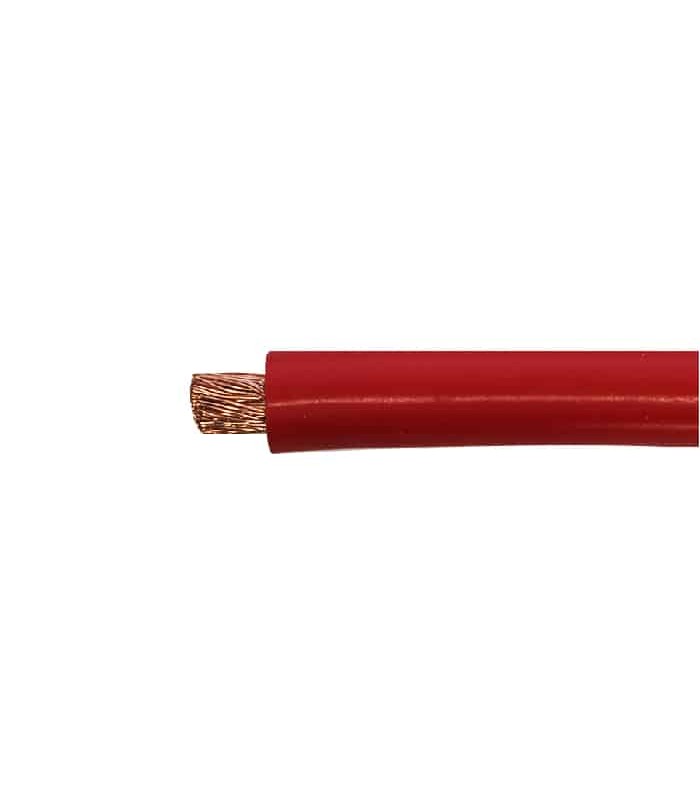 RedTools Câble pour batterie - 2 AWG - Rouge - Vendu au mètre