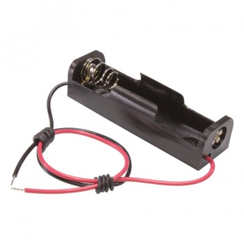 PureVolt Battery Holder with Wires - 1 x AA