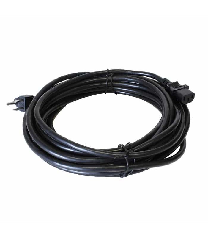 PureVolt Corde pour appareil 3c 16 AWG SJT - Noir - 10 m