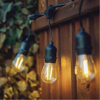 PureVolt Guirlande lumineuse DEL style filament - Intérieur/Extérieur - 120 V - 8 ampoules - 7.8 m