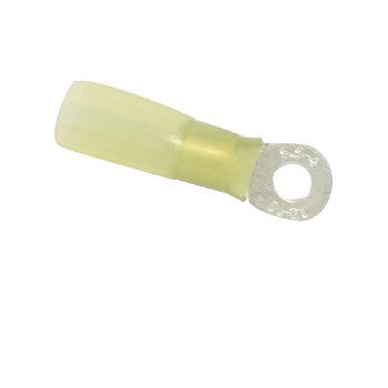 PureVolt Terminal anneau # 8 Thermo. 10-12 AWG -Jaune 10 pcs