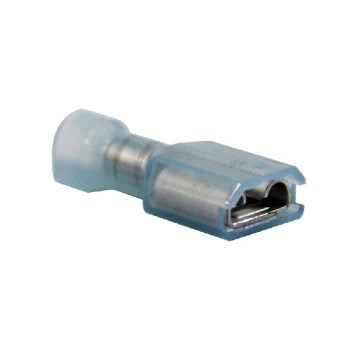 PureVolt Insulated Blades Terminal - 16-14 AWG - Female - Blue - Pack of 10