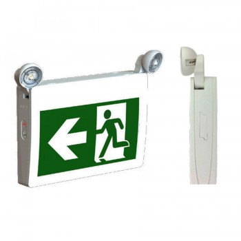 PureVolt  Enseigne de sortie de secours au DEL avec éclairage d'urgence