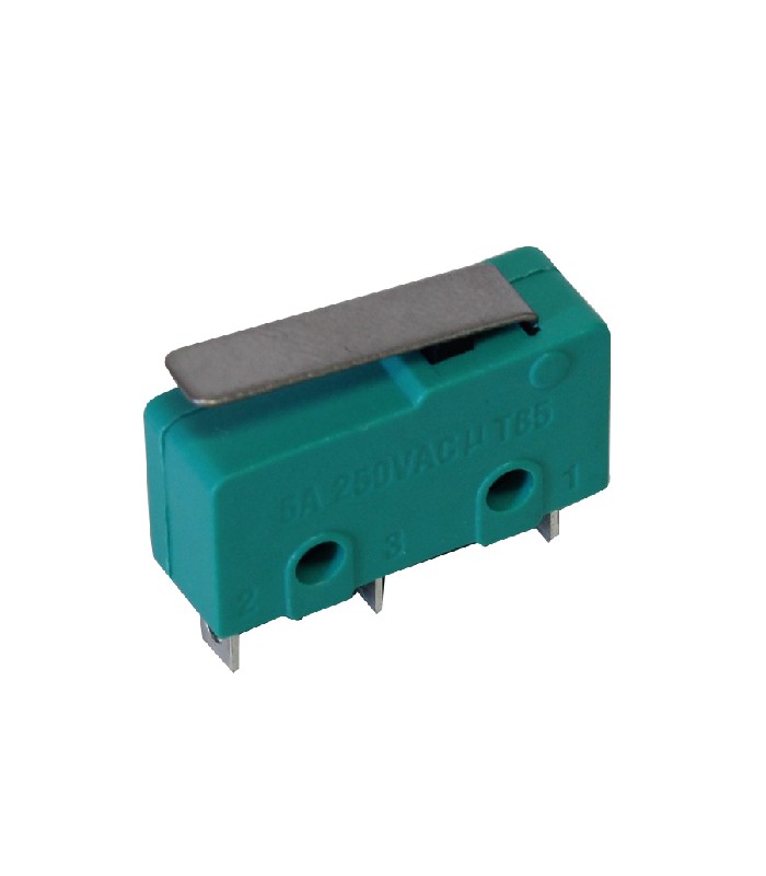 PureVolt Micro Momentary Switch with Lever - S.P.D.T - 3 pins N.C/N.O - 125V - 5A