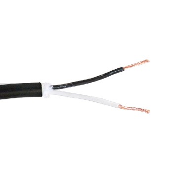 PureVolt Câble de fils mutlibrins - 2C/18 AWG - SVT - FT2 - Noir - 20 m