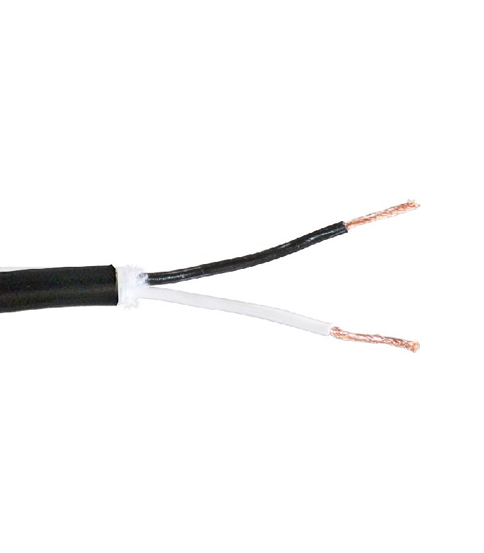 PureVolt Multi-Stranded Wire Cable - 2C/18 AWG - SVT - FT2 - Black - 5 m