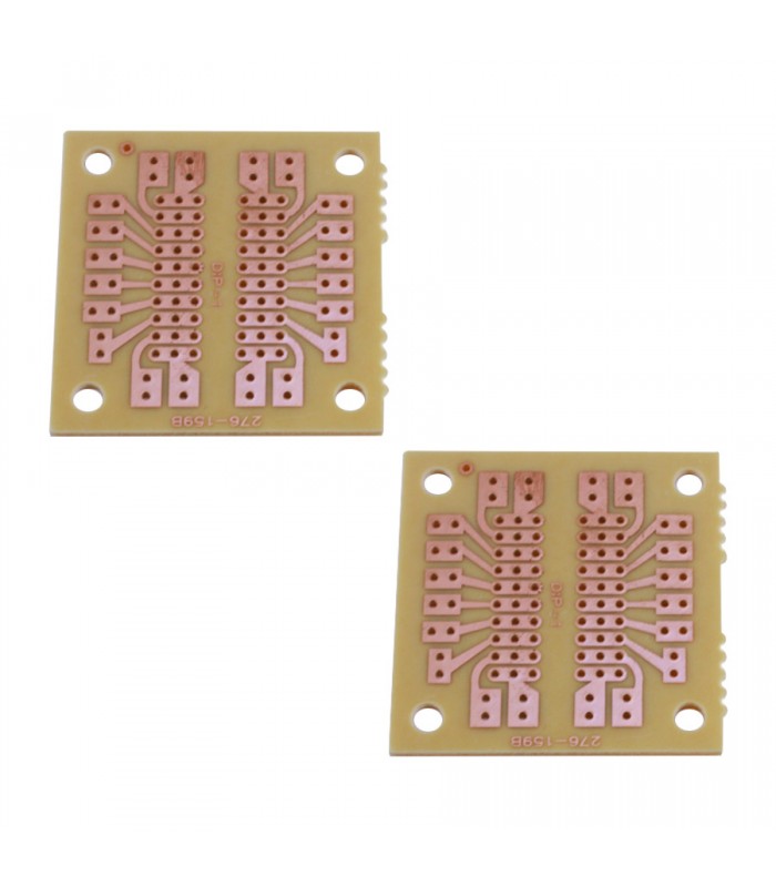 PureVolt Perforated Circuit Board for IC - 100 Holes - Pack of 2