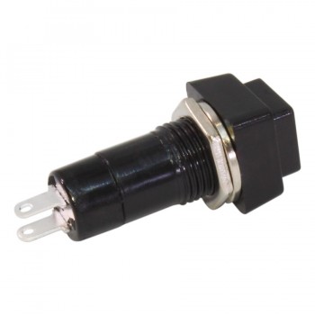 PureVolt Bouton à poussoir (Carré) Noir 3 A 125 VAC