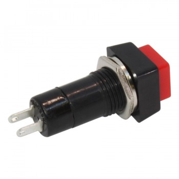 PureVolt  Push Button (Square) Red 3 A 125 Vac