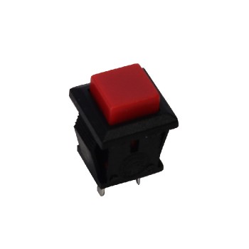 PureVolt Interrupteur à Poussoir Momentané Rouge NF 3A 125V