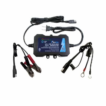 PureVolt Sealed Lead-Acid Battery Charger - 1.5A - 12VDC