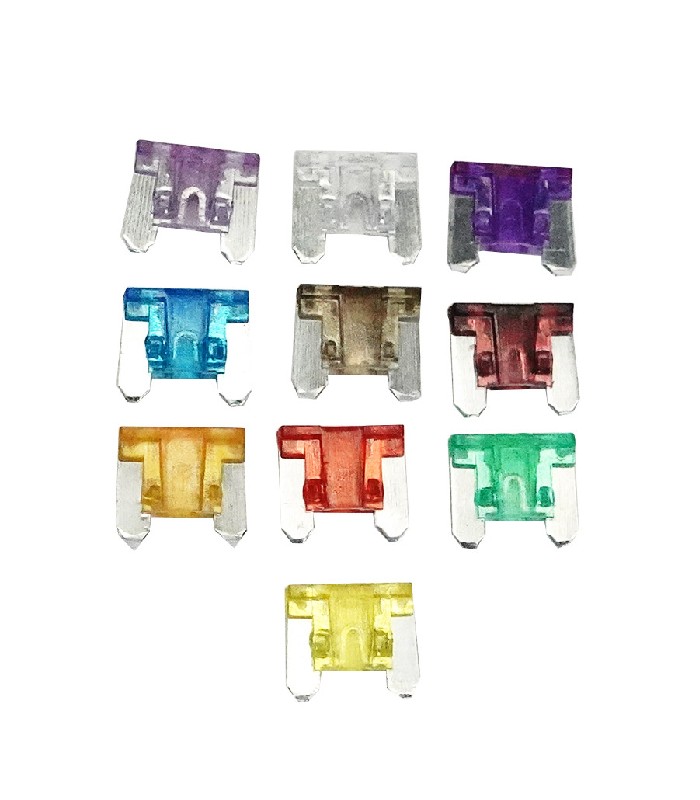 PureVolt T102 Mini Blade Fuse Assortment - Pack of 10