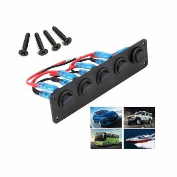 PureVolt Panneau de commande résistant à l'eau - 4 interrupteurs