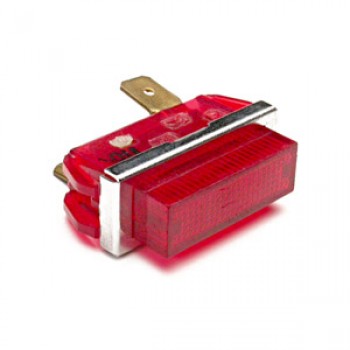 Témoin lumineux rectangle - 120V - Rouge